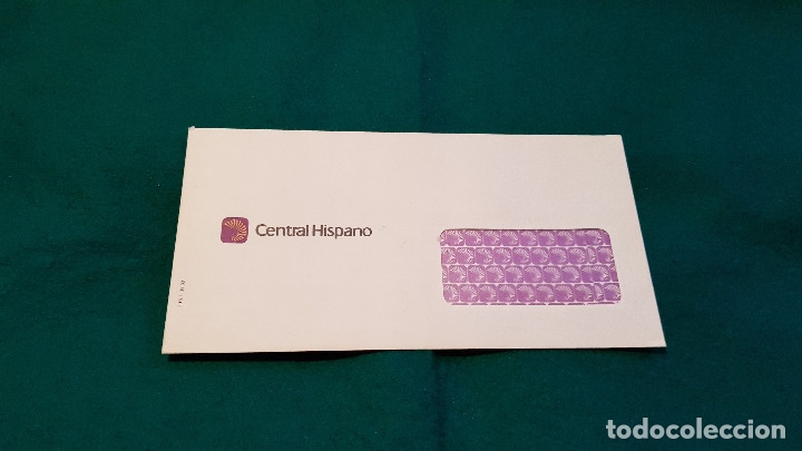Documentos bancarios: SOBRE SIN CIRCULAR BANCO CENTRAL HISPANO - Foto 1
