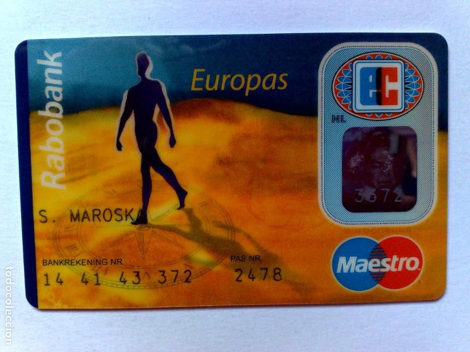 Documentos bancarios: TARJETA BANCARIA,EUROPAS-MAESTRO,RABOBANK. - Foto 1