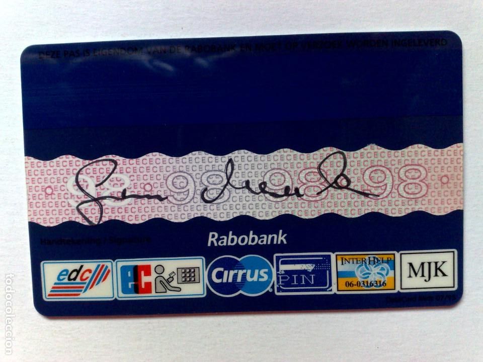 Documentos bancarios: TARJETA BANCARIA,EUROPAS-MAESTRO,RABOBANK. - Foto 2