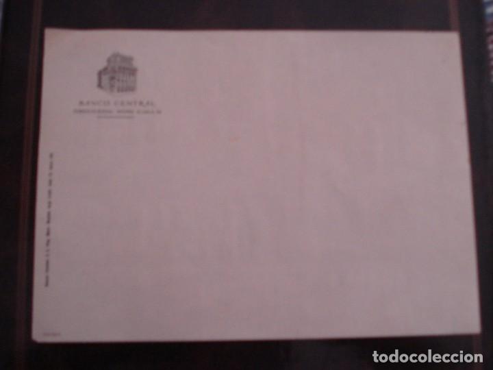 Documentos bancarios: ANTIGUO IMPRESO DEL BANCO CENTRAL EN BLANCO - Foto 1