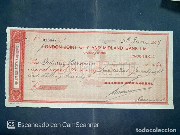 Pagare Nederlandsch Indische Handeslsbank Lon Buy Old Bank Documents At Todocoleccion