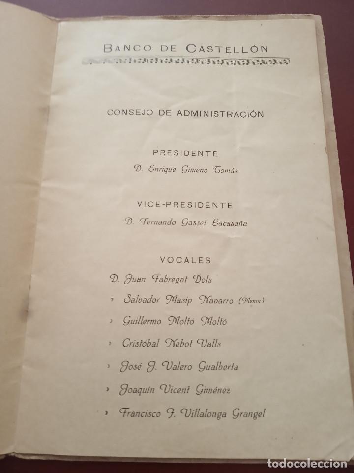 Documentos bancarios: banco de castellon memoria correspondiente al ejercicio 1923 - 24 - Foto 3