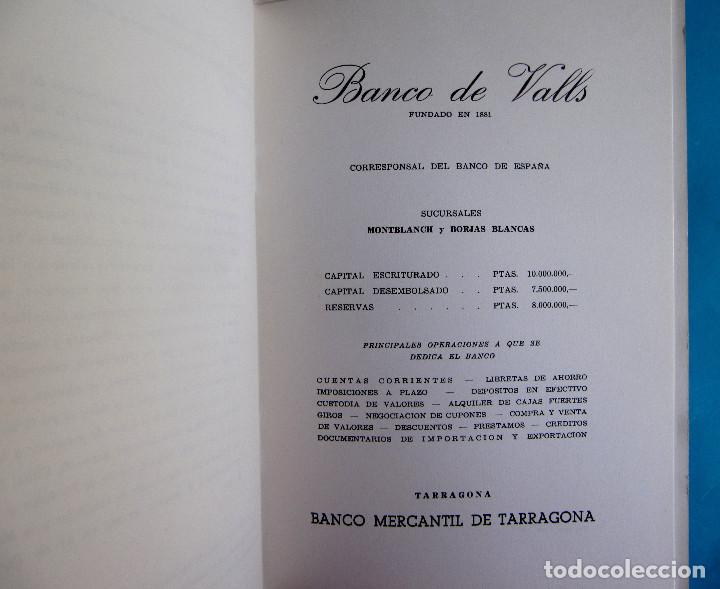 Documentos bancarios: MEMORIA BALANCE. BANCO DE VALLS. EJERCICIO, 1964. - Foto 4