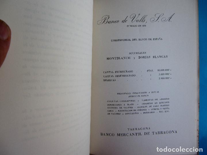 Documentos bancarios: MEMORIA BALANCE. BANCO DE VALLS. EJERCICIO, 1960. - Foto 4
