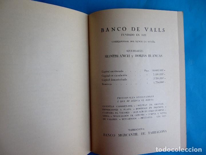 Documentos bancarios: MEMORIA BALANCE. BANCO DE VALLS. EJERCICIO, 1949. - Foto 4
