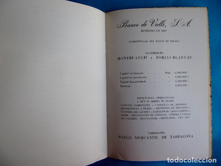 Documentos bancarios: MEMORIA BALANCE. BANCO DE VALLS. EJERCICIO, 1955. - Foto 5