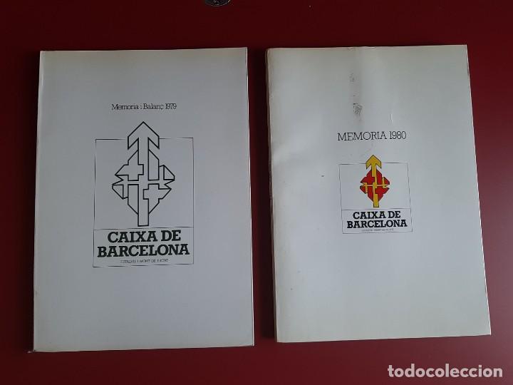 Documentos bancarios: memoria 1979 y 1980 caixa de barcelona - Foto 1