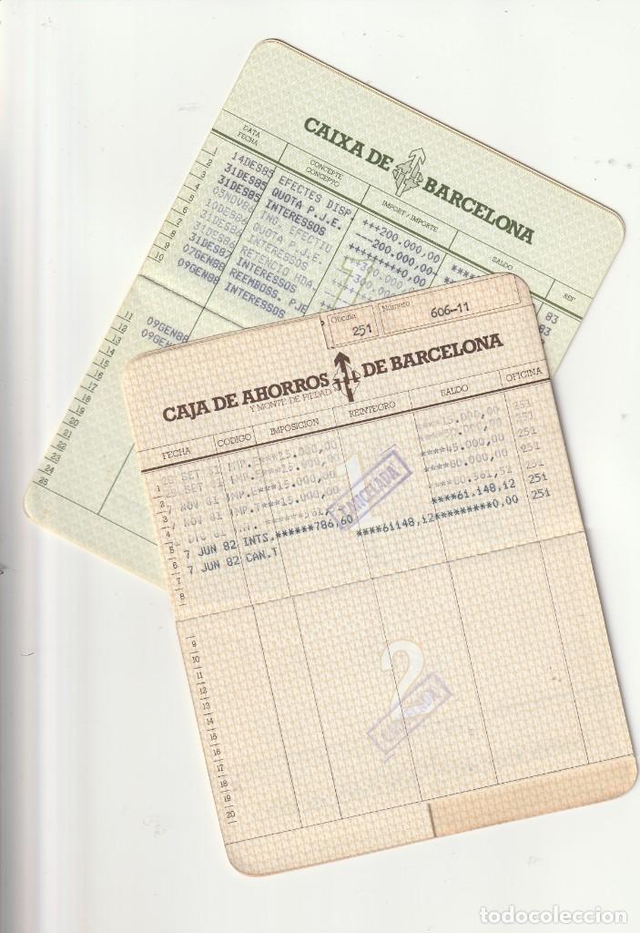 Documentos bancarios: CAJA DE BARCELONA - Foto 3