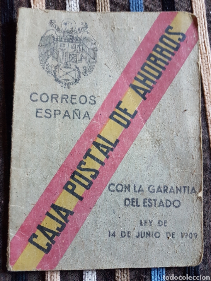 Documentos bancarios: Cartilla Caja Postal Ahorros 1949 - Foto 1