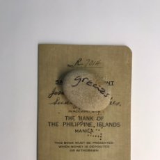 Documentos bancarios: MANILA FILIPINAS, LIBRETA BANCARIA THE BANK OF THE PHILIPPINE ISLANDS (A.1931)