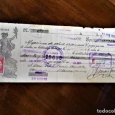 Documentos bancarios: LETRA DE CAMBIO 26-3-1934 DE CARTAGENA (MURCIA), ACEPTADO DEL BANCO HISPANO AMERICANO OFERTA 5 X 8€