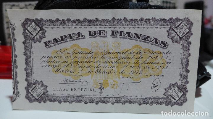 Documentos bancarios: LOTE DE PAPEL DE FIANZAS - Foto 10
