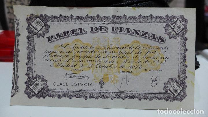 Documentos bancarios: LOTE DE PAPEL DE FIANZAS - Foto 14