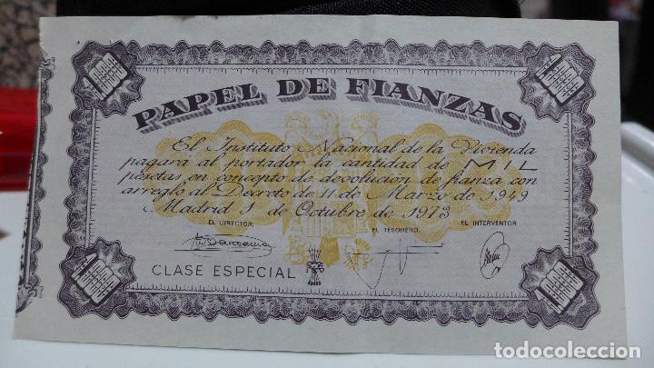 Documentos bancarios: LOTE DE PAPEL DE FIANZAS - Foto 22