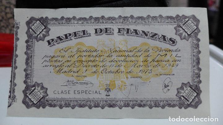 Documentos bancarios: LOTE DE PAPEL DE FIANZAS - Foto 23