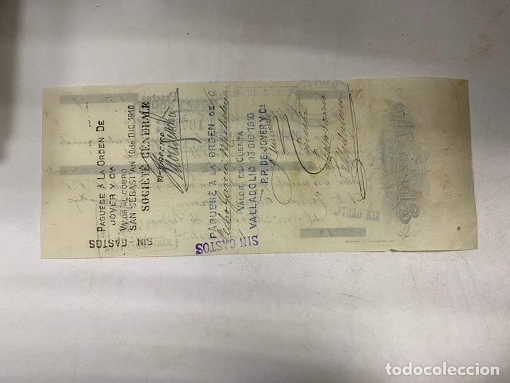 Documentos bancarios: O&Ntilde;ATE - GUIPUZCOA. LETRA DE CAMBIO. ELORZA E HIJO. - Foto 2