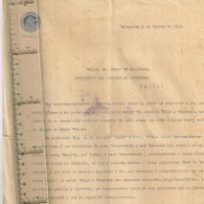 Documentos bancarios: 1916 2 CARTAS AL CONDE DE ROMANONES PRESIDENTE CONSEJO MINISTROS RECOMENDANDO A LA BANCA VALLS. Lote 257896140