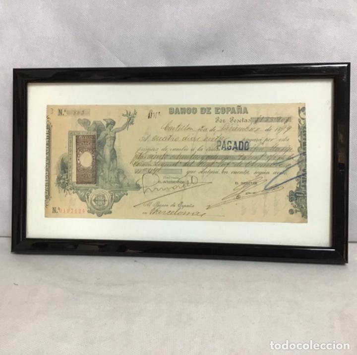 Documentos bancarios: GIRO O LETRA DE CANBIO DE 1899, ORIGINAL - Foto 1