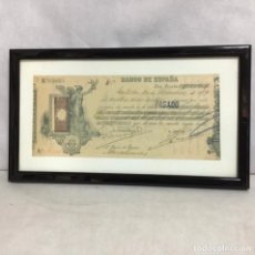 Documentos bancarios: GIRO O LETRA DE CANBIO DE 1899, ORIGINAL. Lote 267636124