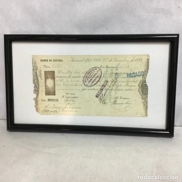 Documentos bancarios: GIRO O LETRA DE CANBIO DE 1888, ORIGINAL - Foto 1