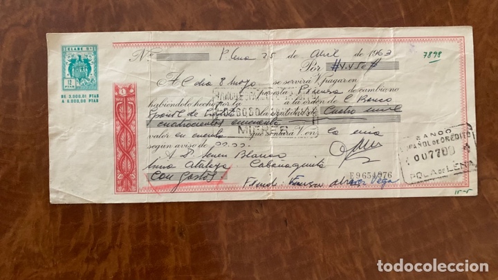 Documentos bancarios: 2 Letras de cambio - 1963- Clase 9 - Clase 11 - Foto 3