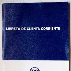 Documentos bancarios: ANTIGUA LIBRETA DE CUENTA CORRIENTE DEL BANCO DE BILBAO. Lote 276071573