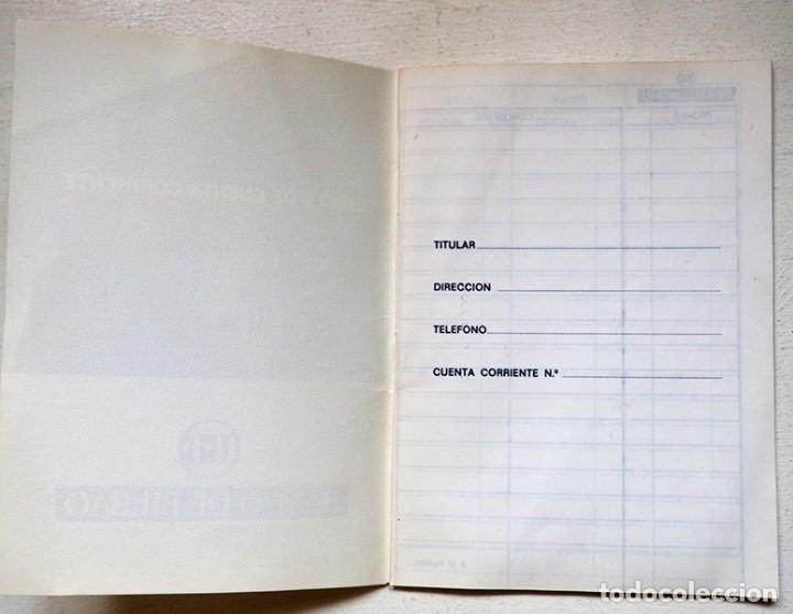 Documentos bancarios: Antigua libreta de Cuenta Corriente del Banco de Bilbao - Foto 2