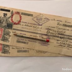 Documentos bancarios: ALFAFAR (VALENCIA) LETRAS DE CAMBIO (6) APARATOS NERBI, BILBAO 3 DE OCTUBRE DE 1942