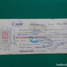Documentos bancarios: CEGAMA GUIPÚZCOA RARA LETRA HACIENDA FORAL VASCA AÑO 1930 LA PAPELERA DE CEGAMA FISCAL 0,30