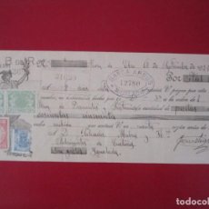 Documenti bancari: LETRA DE CAMBIO 1925 CON 2 SELLOS DE HACIENDA 1250 PESETA9. Lote 286649348