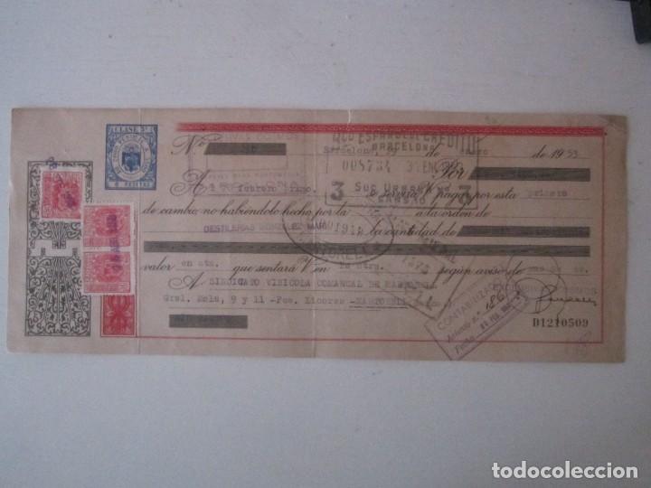 Documentos bancarios: LETRA DE CAMBIO 3400 PESETAS 1953 - Foto 1