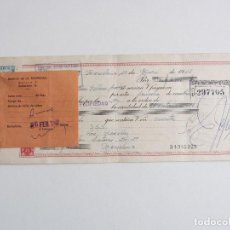 Documentos bancarios: LETRA DE CAMBIO. BANCO DE LA PROPIEDAD. BARCELONA. 27 ENERO 1962