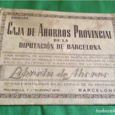 Documentos bancarios: ANTIGUA LIBRETA DE AHORROS. AÑO 1946