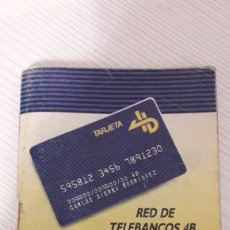 Documentos bancarios: LIBRITO CON LA RED DE TELEBANCOS 4B EN ESPAÑA 1992, ANDORRA, BÉLGICA, ITALIA, PORTUGAL Y REINO UNIDO