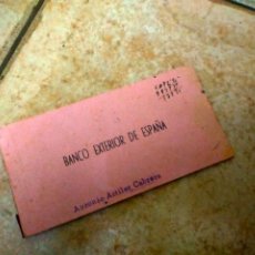 Documentos bancarios: ANTIGUO TALONARIO RECIBO BANCO EXTERIOR DE ESPAÑA - 1944 - LAS PALMAS DE GRAN CANARIA. Lote 314264193