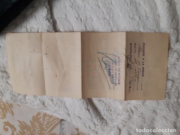 Documentos bancarios: Letra de Cambio 1926 Juan Barbe - New Phono - Foto 2