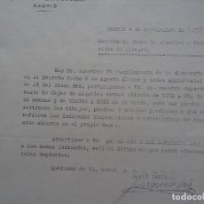 Documentos bancarios: GUERRA CIVIL, 4 SEPTIEMBRE 1937, REQUERIMIENTO BANCO CENTRAL RETIRADA DE ALHAJAS METALES PRECIOSOS. Lote 192045737