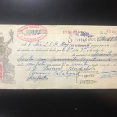 Documentos bancarios: LETRA DE CAMBIO AÑO 1935 AURELIO FERREIRO CID PONTEVEDRA N 3 IMPECABLE SIN ROTURAS. Lote 331803768