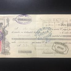 Documentos bancarios: LETRA DE CAMBIO AÑO 1935 SEDERIA MODELO DE EPIFANIO ESCUDER , BURGOS N 4 IMPECABLE SIN ROTURAS. Lote 331803853