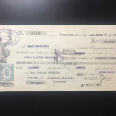 Documentos bancarios: LETRA DE CAMBIO AÑO 1935 SOCIEDAD GENERAL DE HULES S. A. BARCELONA N 11 IMPECABLE SIN ROTURAS. Lote 331804658