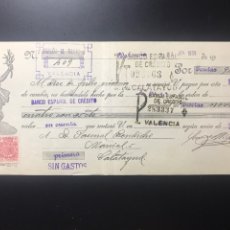 Documentos bancarios: LETRA DE CAMBIO AÑO 1935 SIMEON SANJUAN, VALENCIA N 13 IMPECABLE SIN ROTURAS. Lote 331804768
