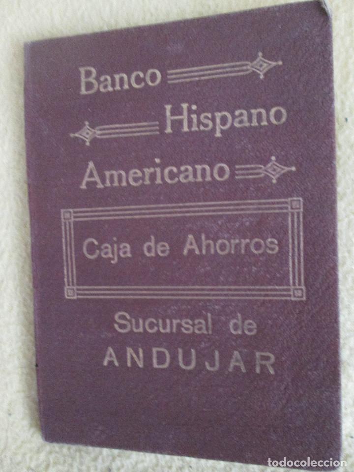 Documentos bancarios: BANCO HISPANO AMERICANO. CAJA DE AHORROS.LIBRETA 1945. - Foto 1