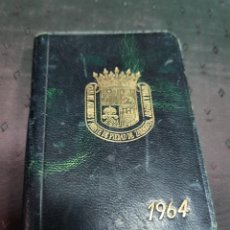 Documentos bancarios: ANTIGUA AGENDA CAJA AHORROS MONTE PIEDAD ZARAGOZA ARAGON RIOJA 1964. Lote 363615960