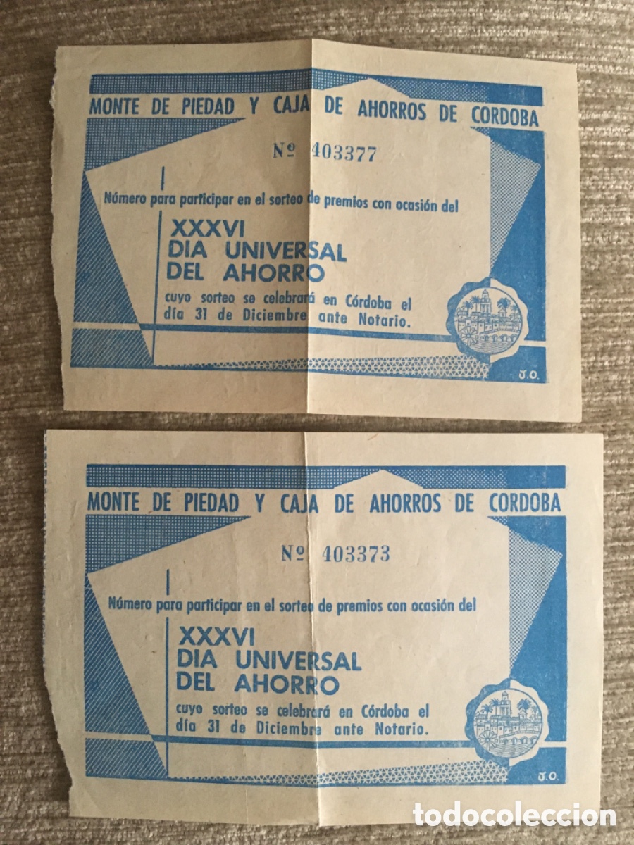 Documentos bancarios: Recibidos Cajasur de 1960 - Foto 1