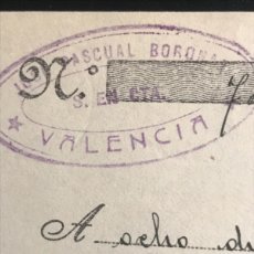 Documentos bancarios: LETRA DE CAMBIO 1935 VALENCIA PASCUAL BORONAT Nº48