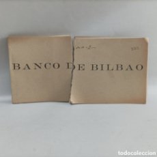 Documentos bancarios: ANTIGUO TALONARIO BANCO DE BILBAO. MADRID. TOMÁS DE ALLENDE. AÑO 19.... Lote 399588909