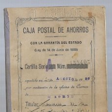 Documentos bancarios: M150-CARTILLA DE LA CAJA POSTAL DE AHORROS DE 1.935 DE Dª FRANCISCA DE LA FUENTE -ALCALA DE HENARES. Lote 402391364