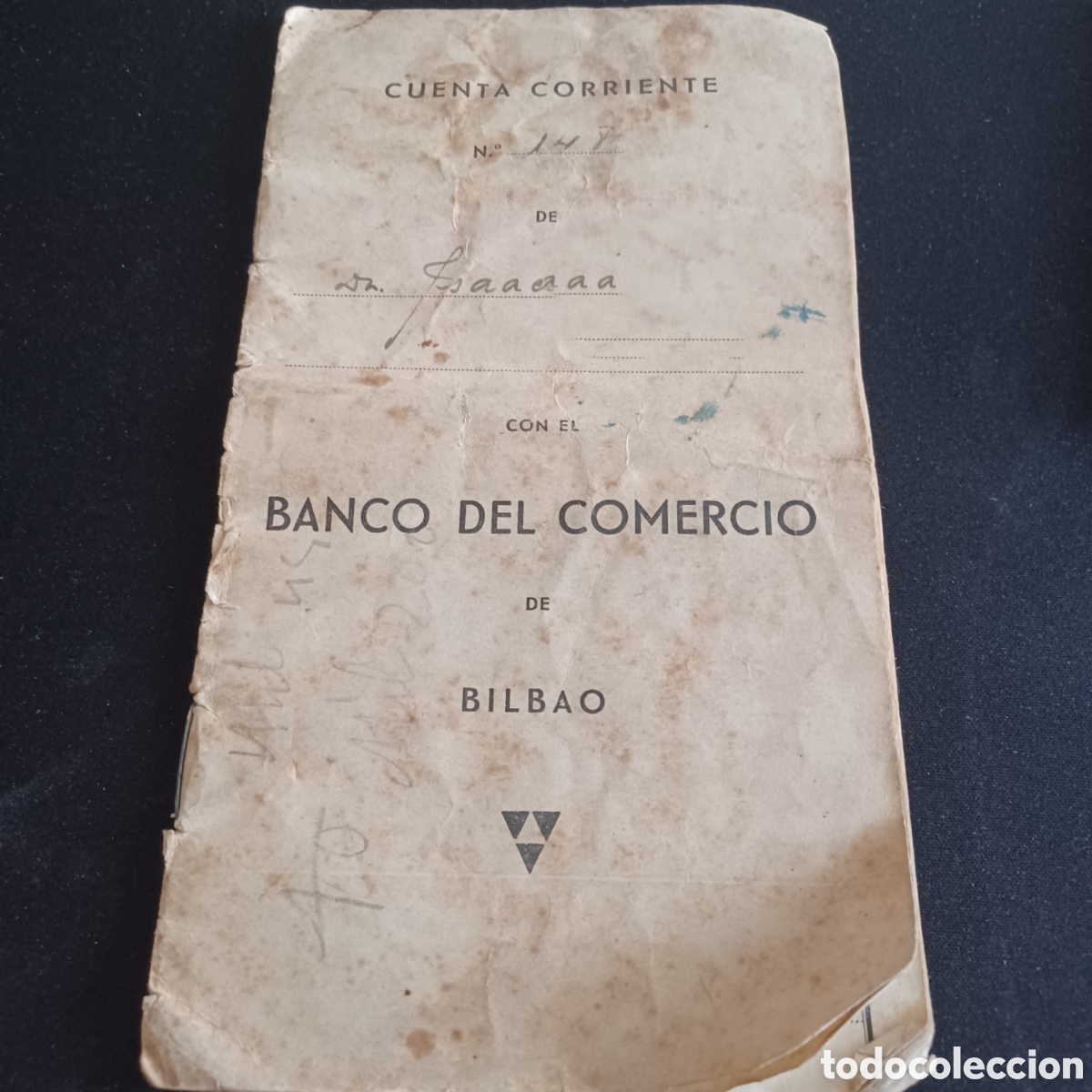 Documentos bancarios: CUENTA CORRIENTE BANCO DEL COMERCIO BILBAO - Foto 2