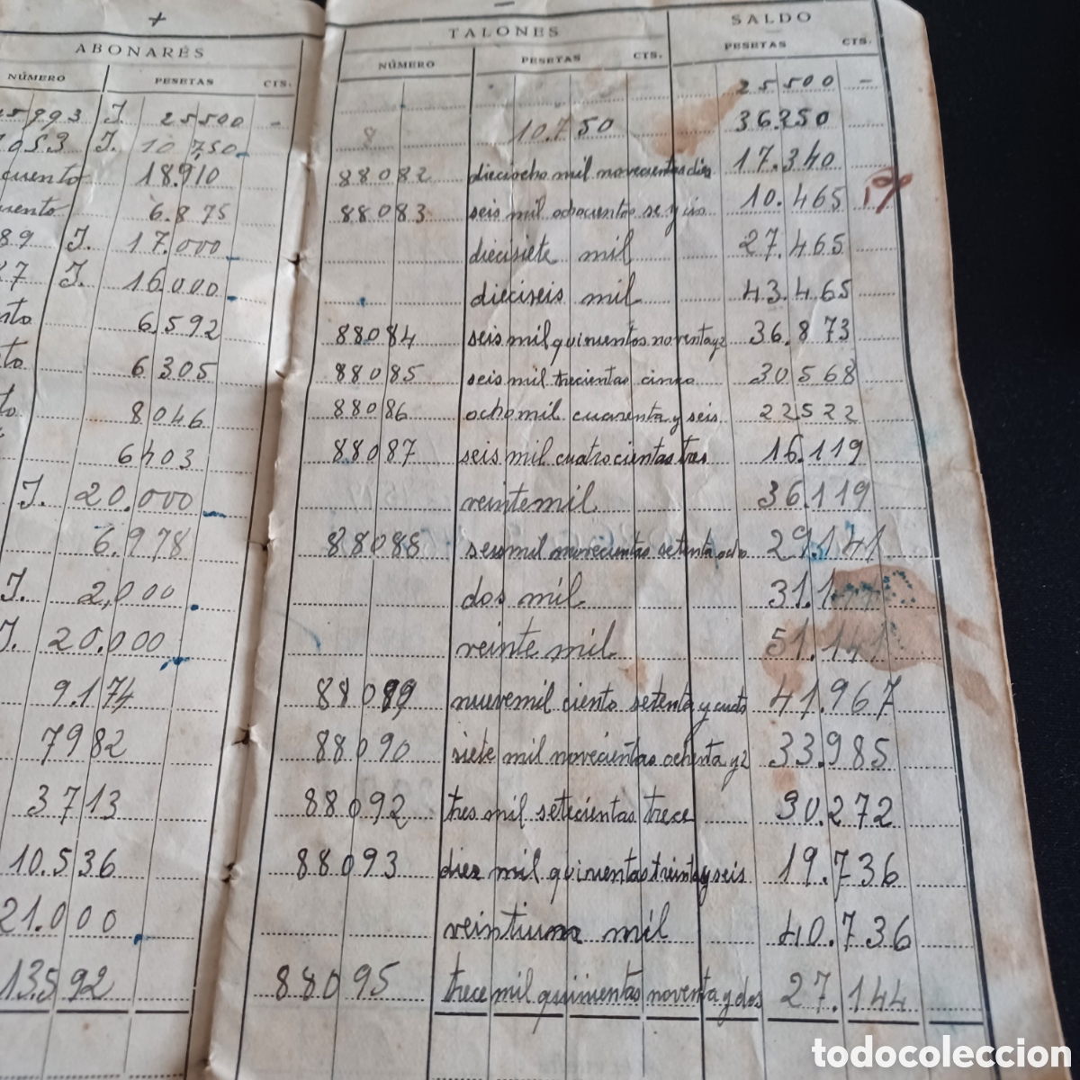 Documentos bancarios: CUENTA CORRIENTE BANCO DEL COMERCIO BILBAO - Foto 1