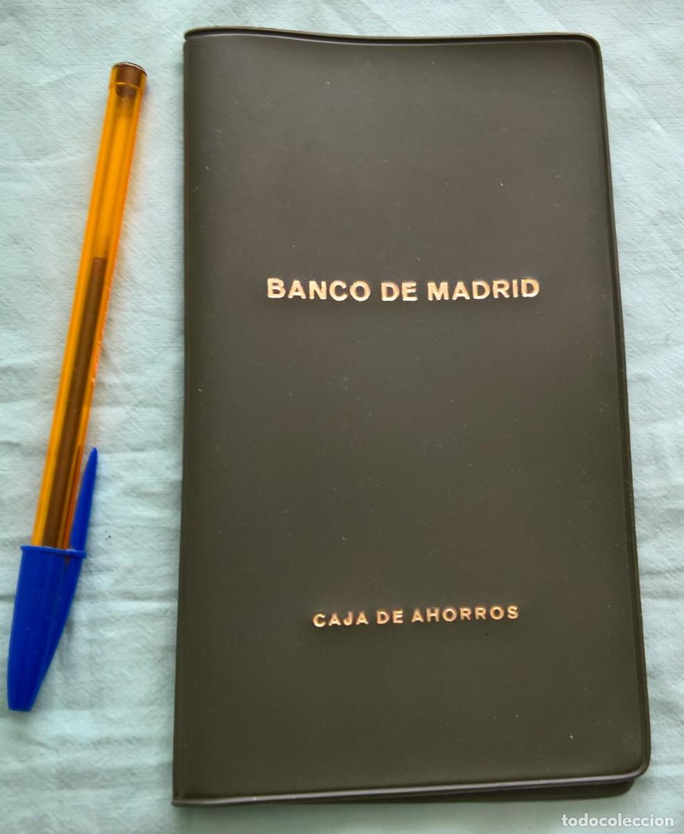 Documentos bancarios: Banco de Madrid..funda plastico libreta..60s..Caja de Ahorro..libreta - Foto 6